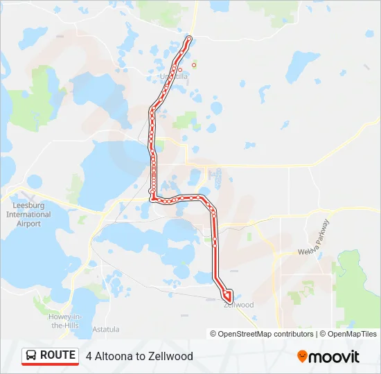 ROUTE Bus Line Map