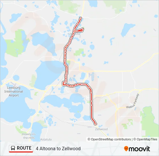ROUTE Bus Line Map