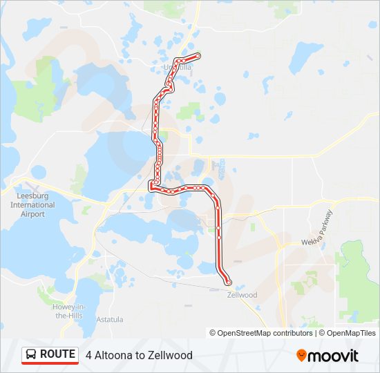 ROUTE Bus Line Map