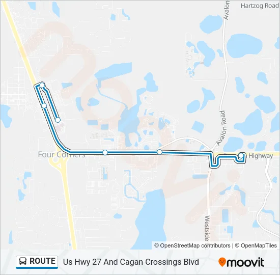 ROUTE Bus Line Map