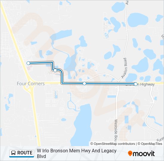 ROUTE Bus Line Map