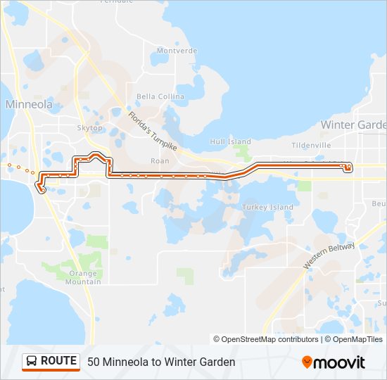 ROUTE Bus Line Map