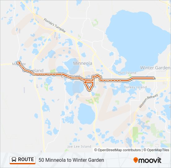 ROUTE Bus Line Map