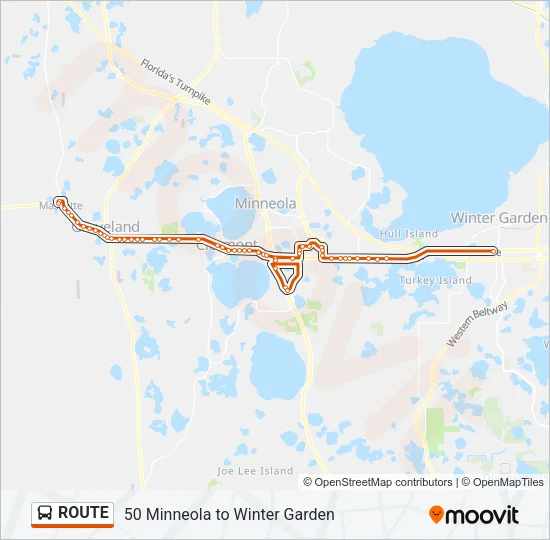 ROUTE Bus Line Map