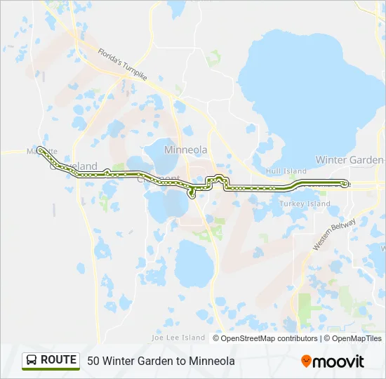 ROUTE Bus Line Map