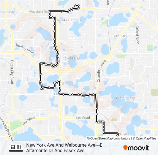 01 Bus Line Map