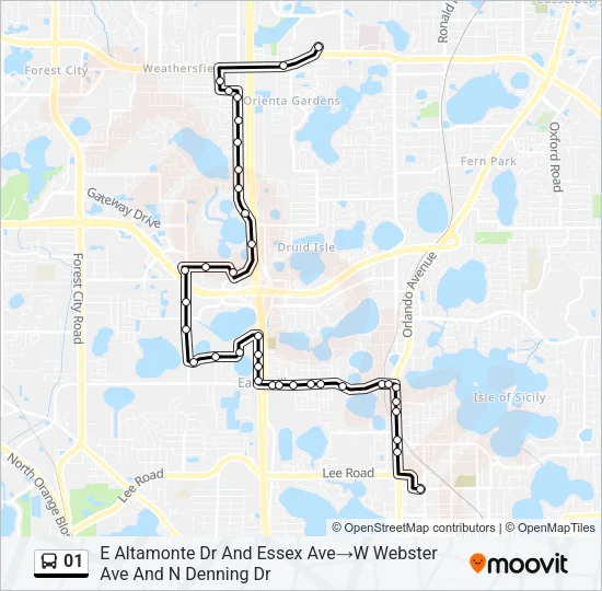01 Bus Line Map