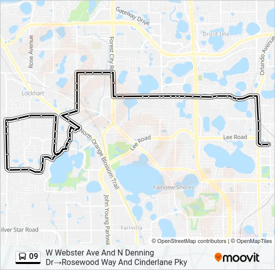 09 Bus Line Map