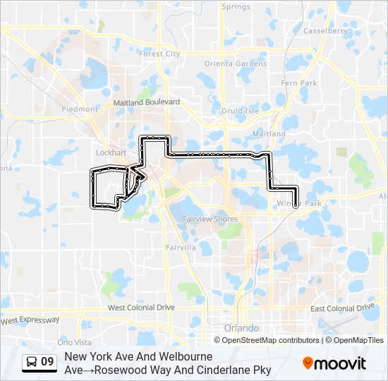 09 Bus Line Map