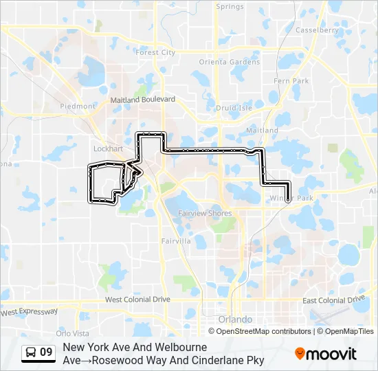 09 Bus Line Map