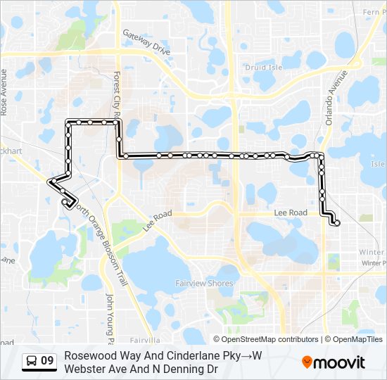 09 Bus Line Map