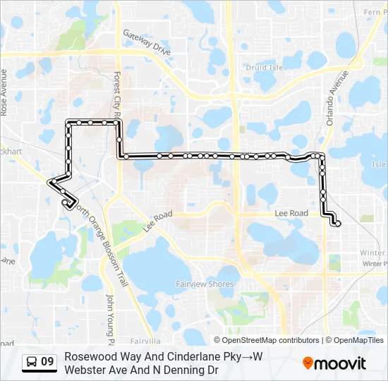 09 Bus Line Map