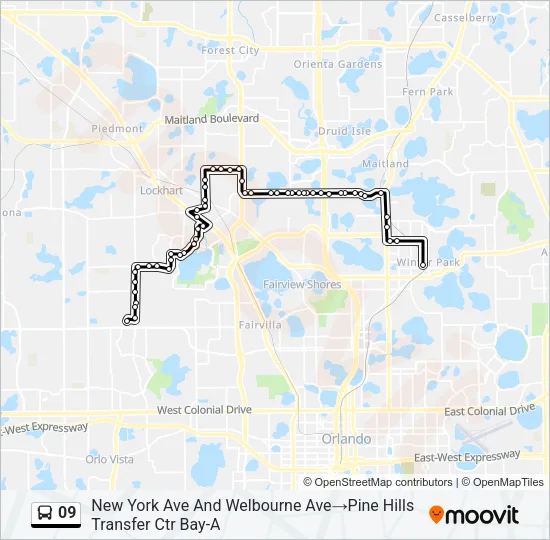 09 Bus Line Map
