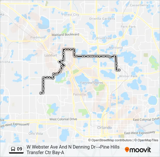 09 Bus Line Map