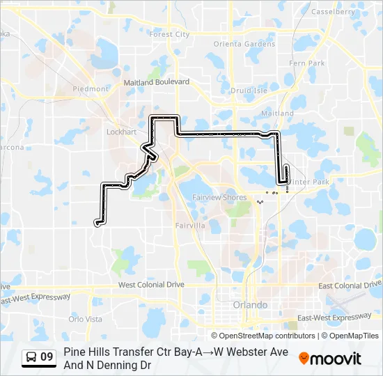 09 Bus Line Map