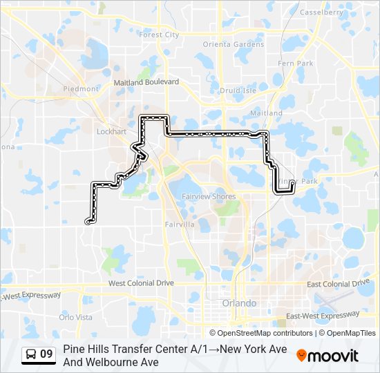 09 Bus Line Map