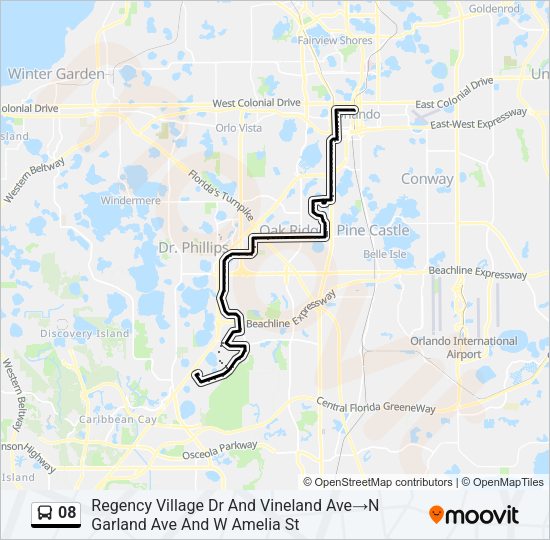 08 Bus Line Map