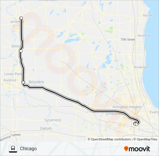 VAN GALDER Bus Line Map
