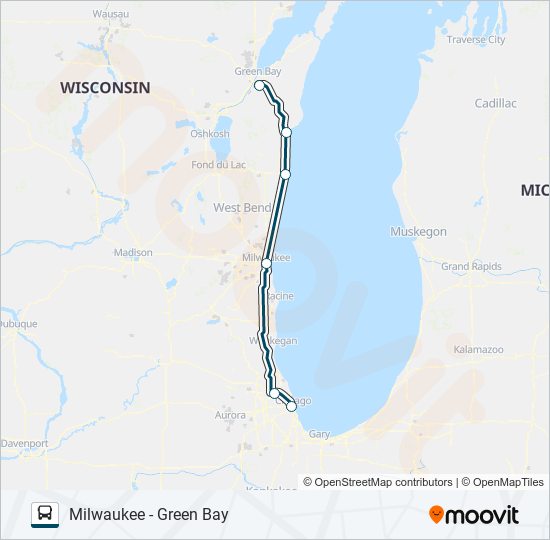 GREYHOUND US0151 bus Line Map