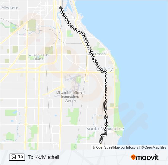 15 bus Line Map