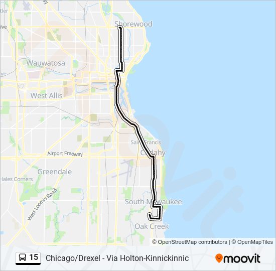 15 bus Line Map