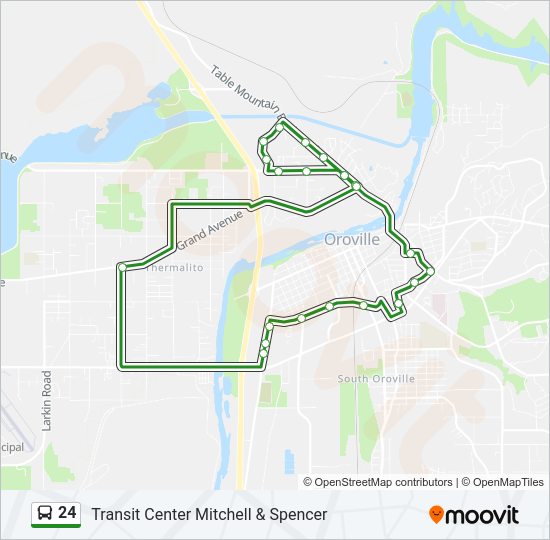 24 Bus Line Map