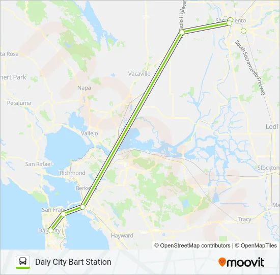 FLIXBUS 2062 Bus Line Map