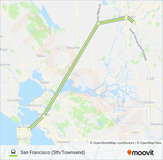 FLIXBUS 2062 Bus Line Map