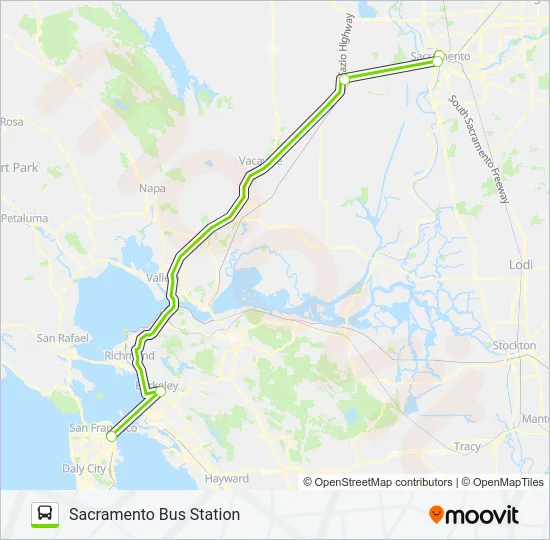 FLIXBUS 2062 Bus Line Map