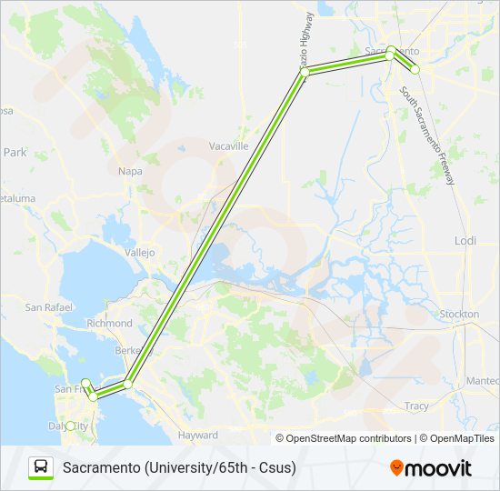 FLIXBUS 2062 Bus Line Map