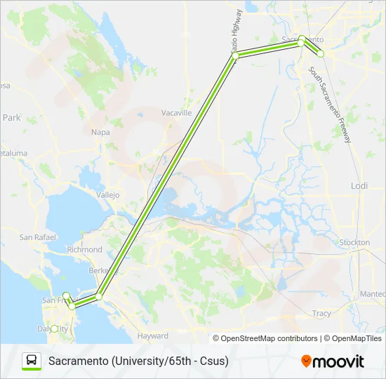 FLIXBUS 2062 Bus Line Map