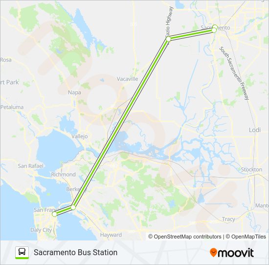 FLIXBUS 2064 Bus Line Map