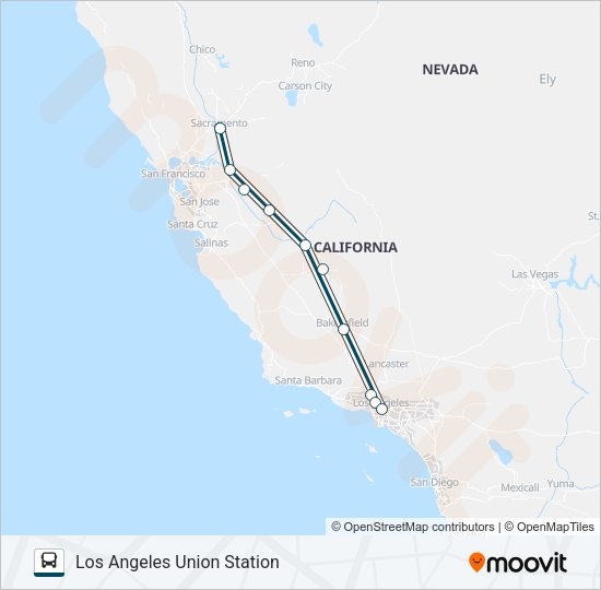 GREYHOUND US0810 Bus Line Map