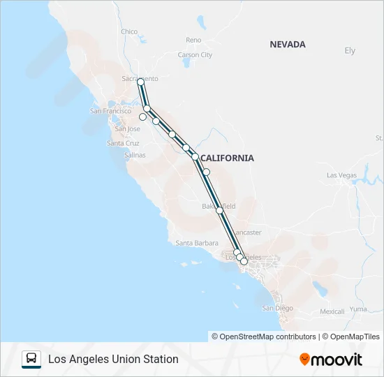 GREYHOUND US0810 Bus Line Map