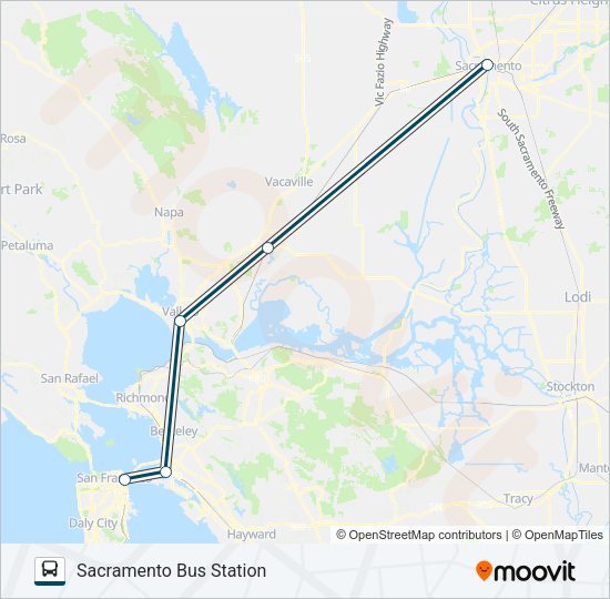 GREYHOUND US0870 Bus Line Map