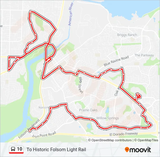 10 Bus Line Map