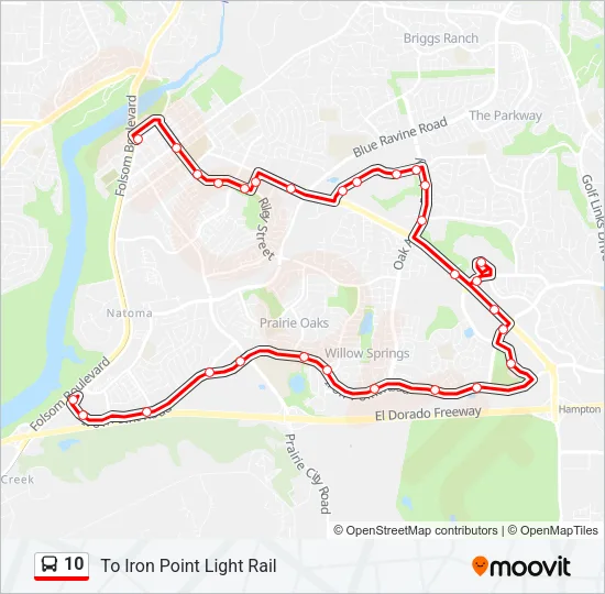10 Bus Line Map