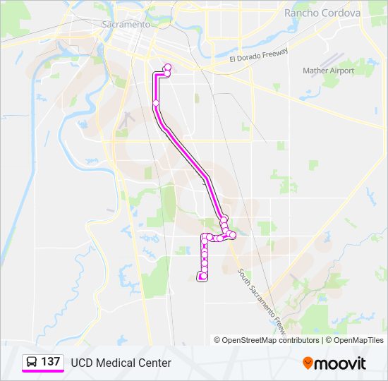 137 Bus Line Map