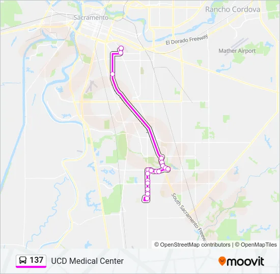 137 Bus Line Map