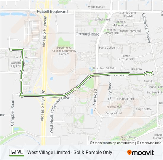 VL bus Line Map