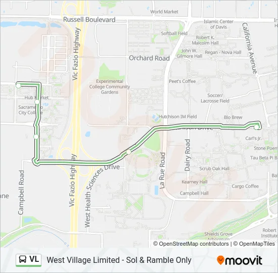 VL Bus Line Map