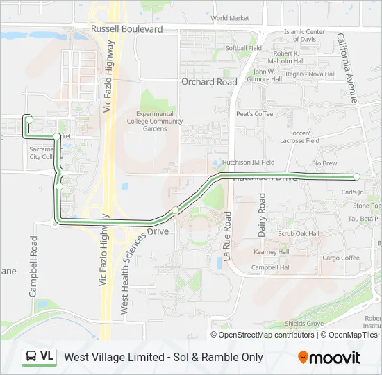 VL Bus Line Map