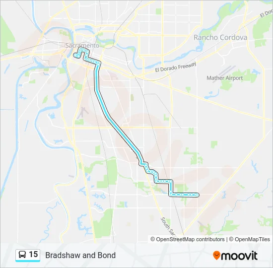 15 Bus Line Map