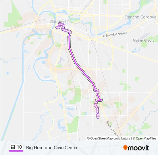 10 bus Line Map