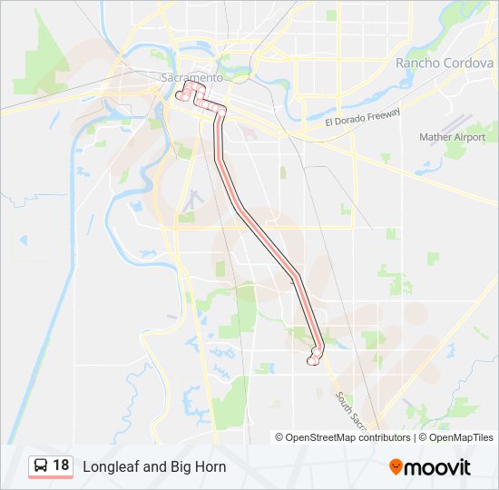 18 Bus Line Map
