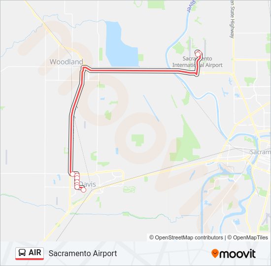 AIR Bus Line Map