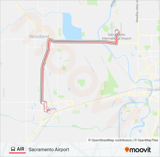 AIR Bus Line Map