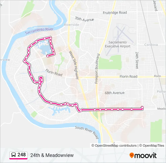 248 Bus Line Map