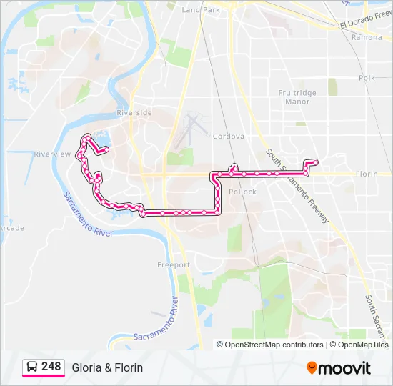 248 Bus Line Map
