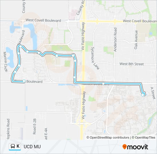 K bus Line Map